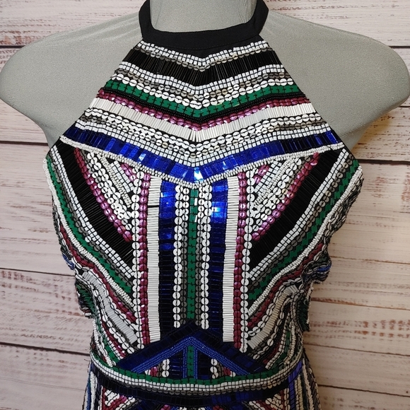 NBD x Naven Twins Involved Beaded Dress Size M - Picture 4 of 16